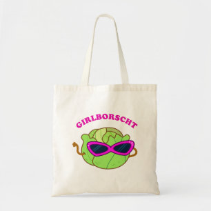 Girlborscht Fabulous Vegetable Pun Tote Bag Tygkasse