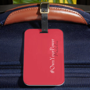 Girlchef Empowerment Gift - Personlig Namn Bagagebricka