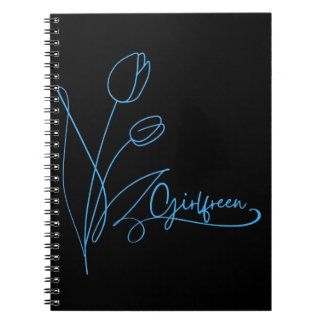 Girlfreen logotyp - Spiral fotopatbok Anteckningsbok