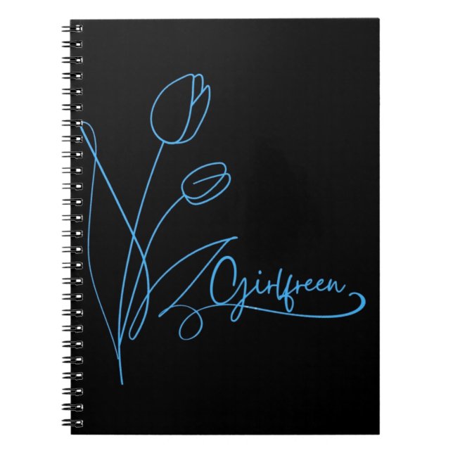 Girlfreen logotyp - Spiral fotopatbok Anteckningsbok (Framsidan)