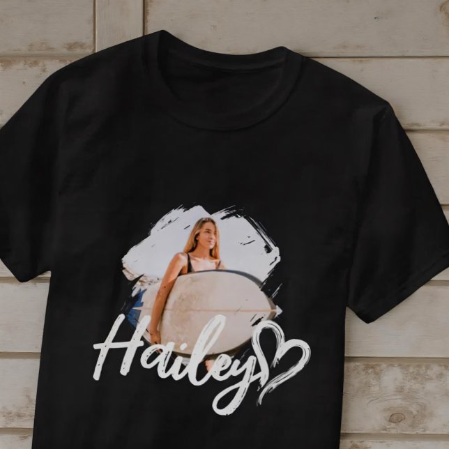 Girlfriend Grunge Simple Modern Heart Cool Photo T Shirt (Skapare uppladdad)