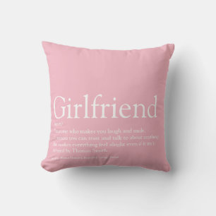 Girlfriend Kärlekshjärta Rosa Kudde