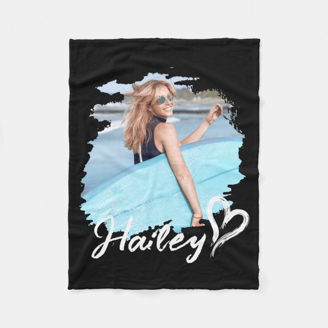 Girlfriend Nge Heart Simple Modern Cool Photo  Fleecefilt (Framsidan)