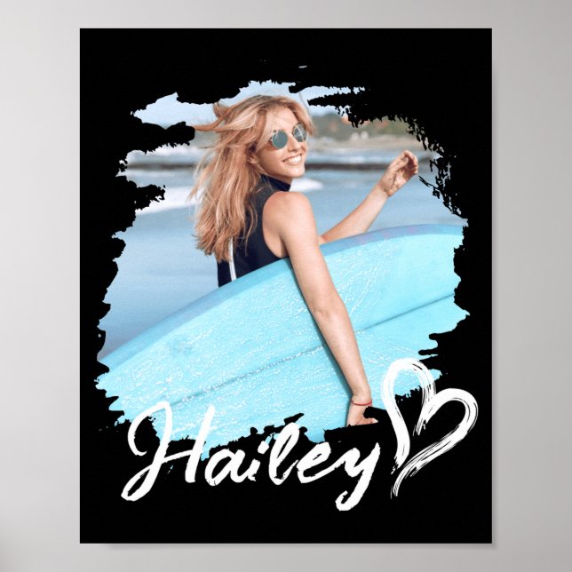 Girlfriend Nge Heart Simple Modern Cool Photo  Poster (Framsidan)