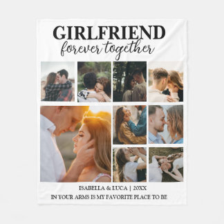 Girlfriend Together Forever Foto Collage Fleece