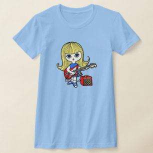 GirlieWear Gitarrflicka T Shirt