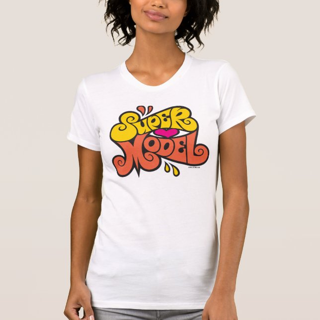 GirlieWear SuperModel T Shirt (Framsida)