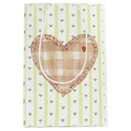 Girligt söt mönster i grönt och brunt