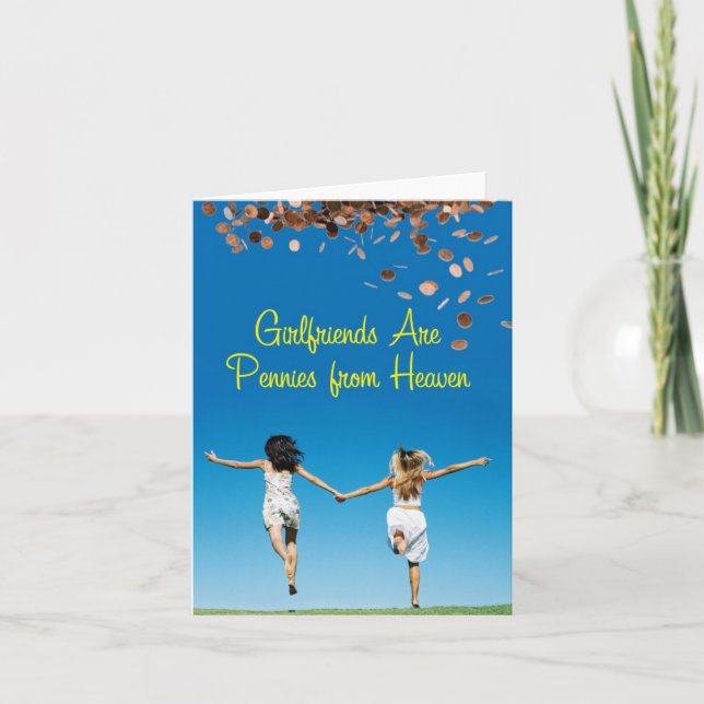 Girlkompis-anteckningskort Kort (Framsida)