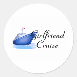 Girlkompis Cruise Runt Klistermärke