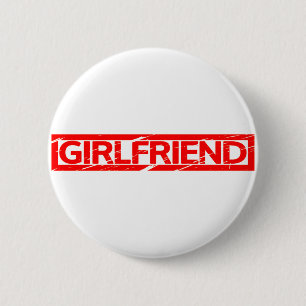 Girlkompis Frimärke Knapp