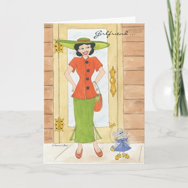 Girlkompis låt oss om film inbjudan (Framsida)