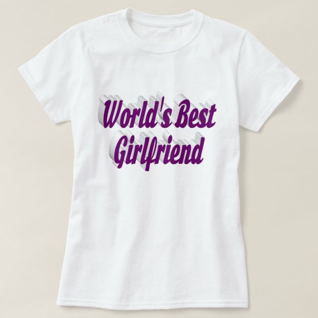 Girlkompis lila typografi t shirt (Design framsida)