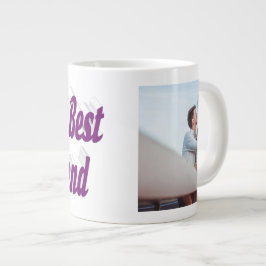 Girlkompis Photo lila typography Jumbo Mugg