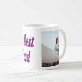 Girlkompis Photo lila typography Kaffemugg