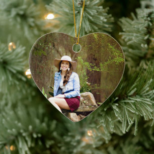 Girlkompis Photo Ornament - Heart Keepsak