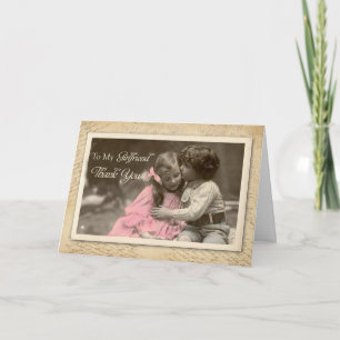 Girlkompis Tack Vintage Sweet Kiss Kort