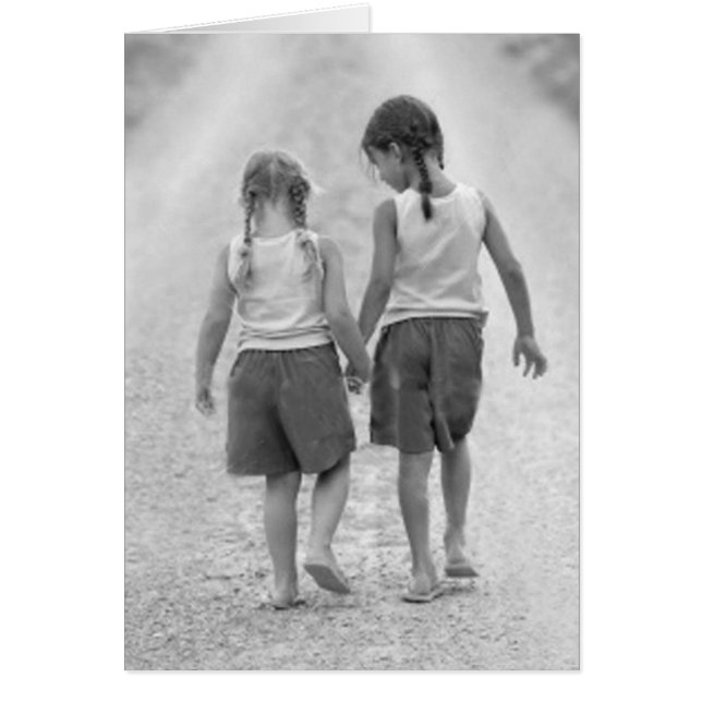 Girlkompisars BFF's Forever Hälsningskort (Framsidan)