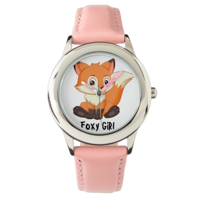 Girlly Fox eWatch Watch Armbandsur (Framsida)