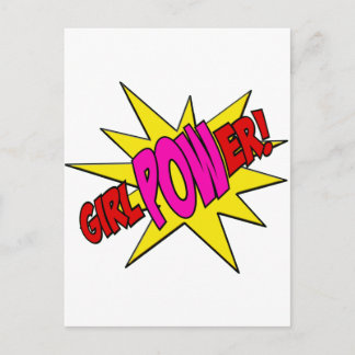 GirlPOWer Vykort