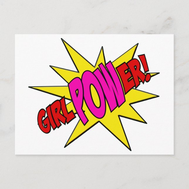 GirlPOWer Vykort (Framsida)
