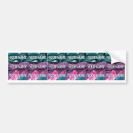 Girls Agate Marble Watersecure School Namn-etikett Bildekal