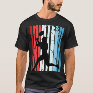 Girls American Football 13th Birthday Footie Playe T Shirt