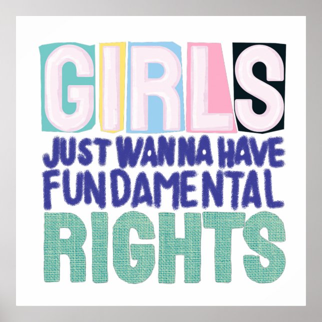 Girls And Fundamental Rights Poster (Framsidan)