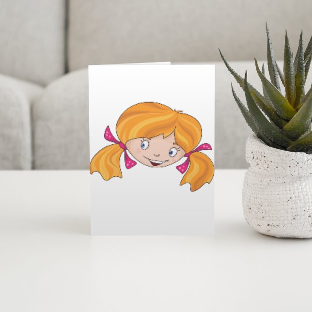 Girls Ansikte Kort (Skapare uppladdad)