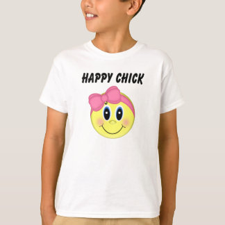 Girls Ansikte Lycklig Chick Tröja