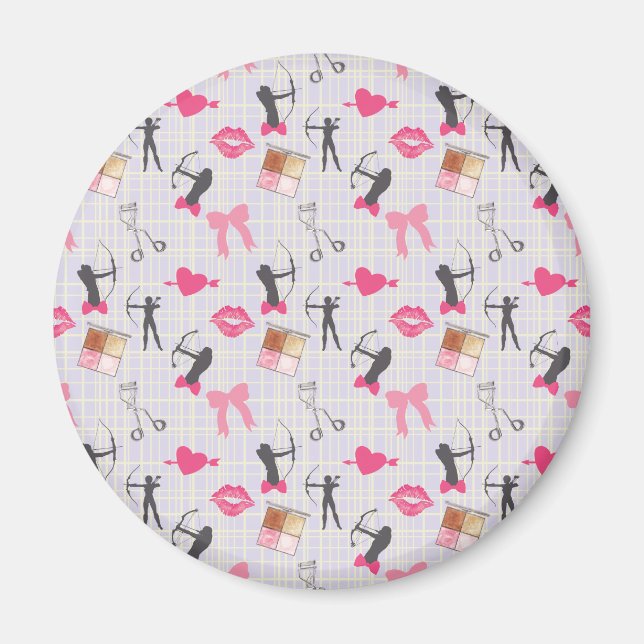 Girls Archery - Girly Hearts and Makeup Magnet (Framsidan)