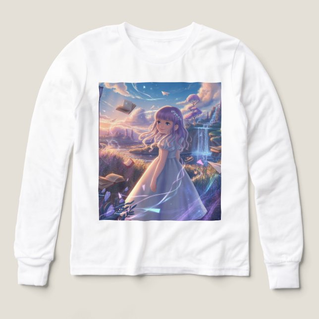 Girls Art Design T-Shirt  (Design framsida)