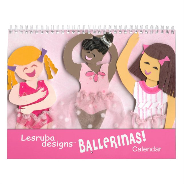 Girls Ballerina Ballet Kalender (Omslag)