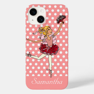 Girls ballerina rosa coral blonde hår namn