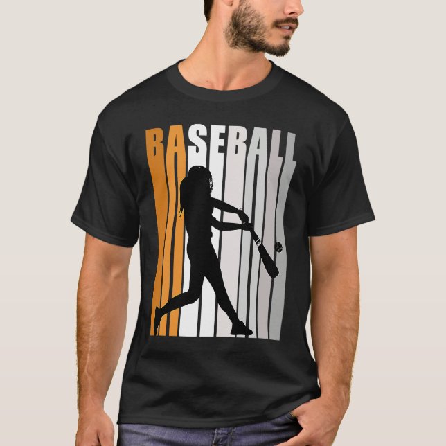 Girls Baseball Pretty Softball Fan Enthusiast Wome T Shirt (Framsida)