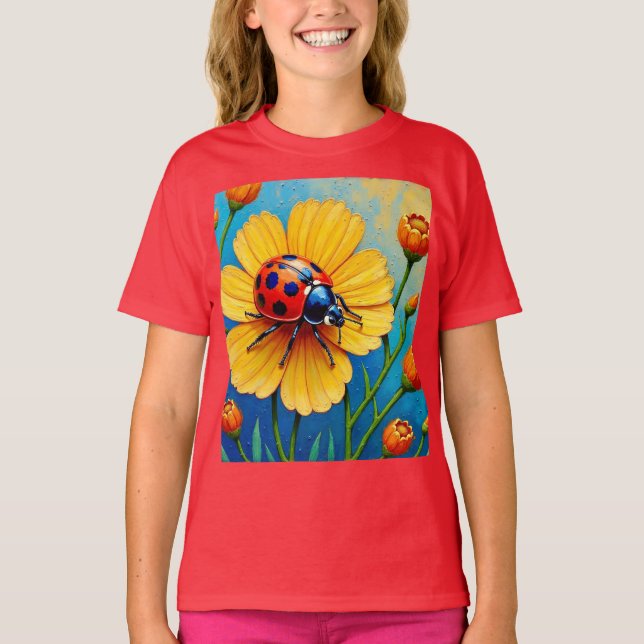 Girl's Basic T-Shirt (Framsida)