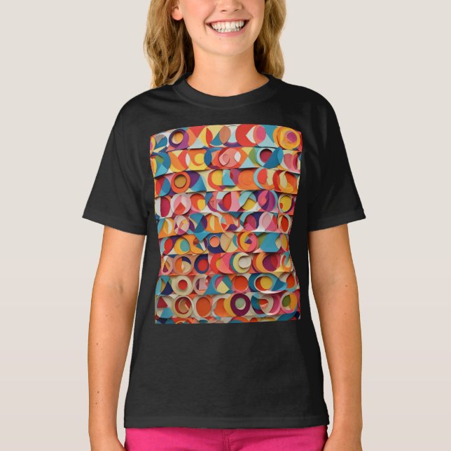 Girl's Basic T-Shirt (Framsida)