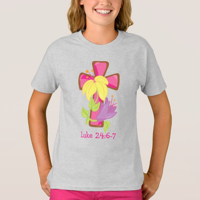 Girls BasicT-Shirt T-Shirt (Framsida)