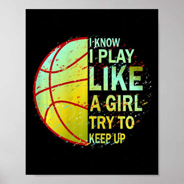Girls Basketball Poster (Framsidan)