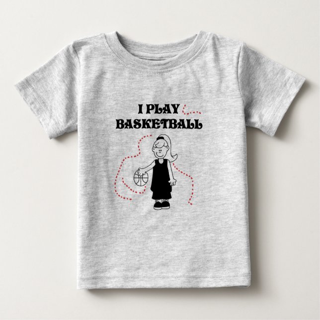 Girls Basketball T Shirt (Framsida)