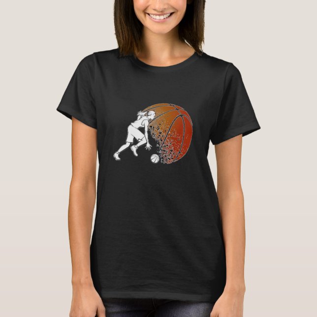Girls Basketball T-Shirt (Framsida)
