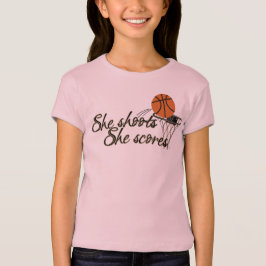 Girls Basketball Tee