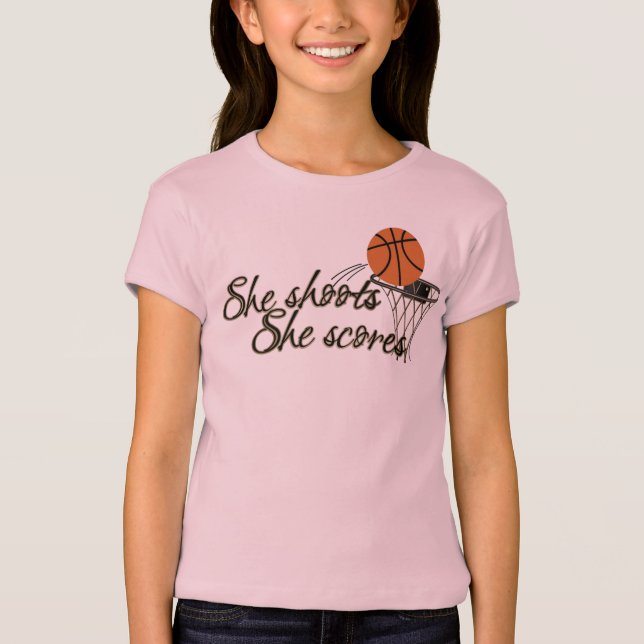 Girls Basketball Tee (Framsida)