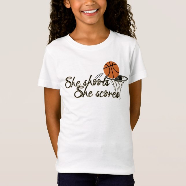 Girls Basketball Tee (Framsida)