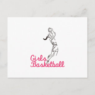 Girls Basketball Vykort
