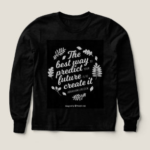 Girls Bella+Canvas Tri-blend-Långärmad Shirt på T