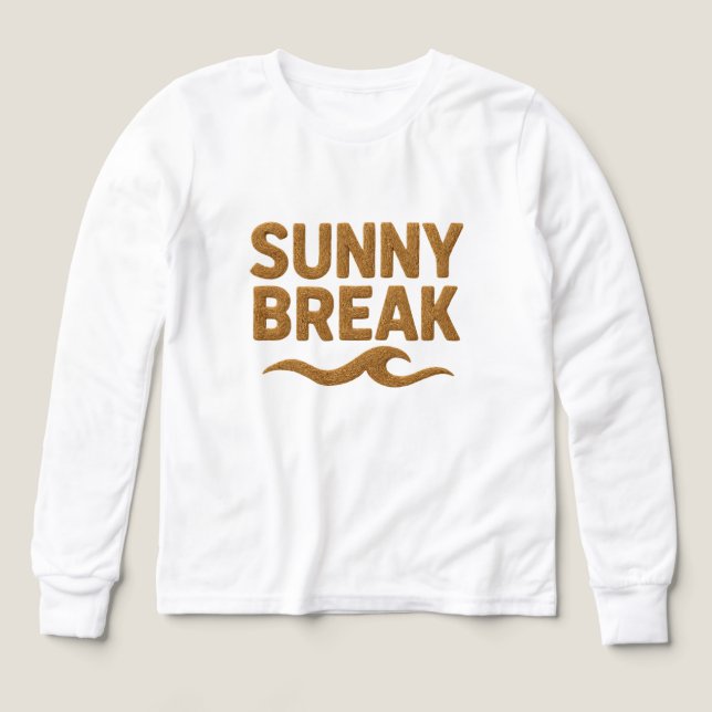 Girls Bella+Canvas Tri-blend Long Sleeve Shirt, So T Shirt (Design framsida)