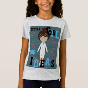 GIRLS BIG IDAS Doktor Lägg till NAMN-ryggskjorta Tee Shirt