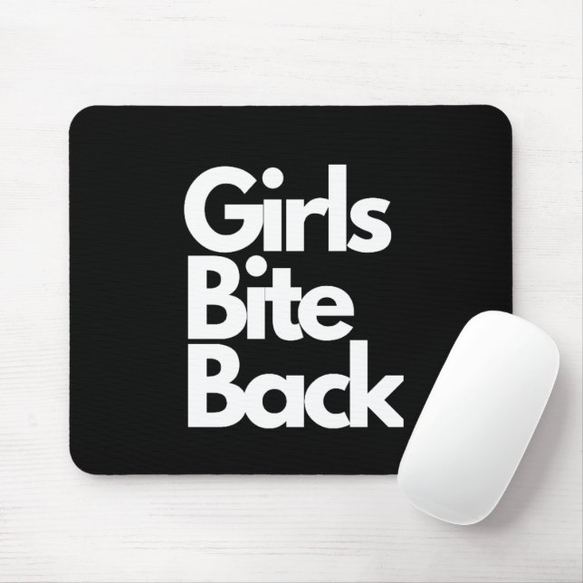 "Girls Bita Tillbaka" Funny Mus mattor Musmatta (Med mus)