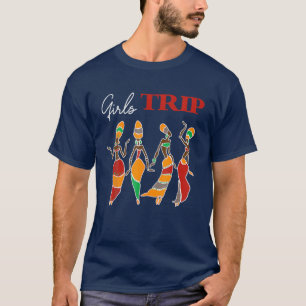 Girls Black Women Queen African American T Shirt